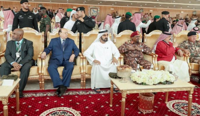 King Salman, Mohammed bin Rashid, Mohammed bin Zayed, Mohammed bin Salman, and number of leaders attend “Joint Gulf Shield 1” drill