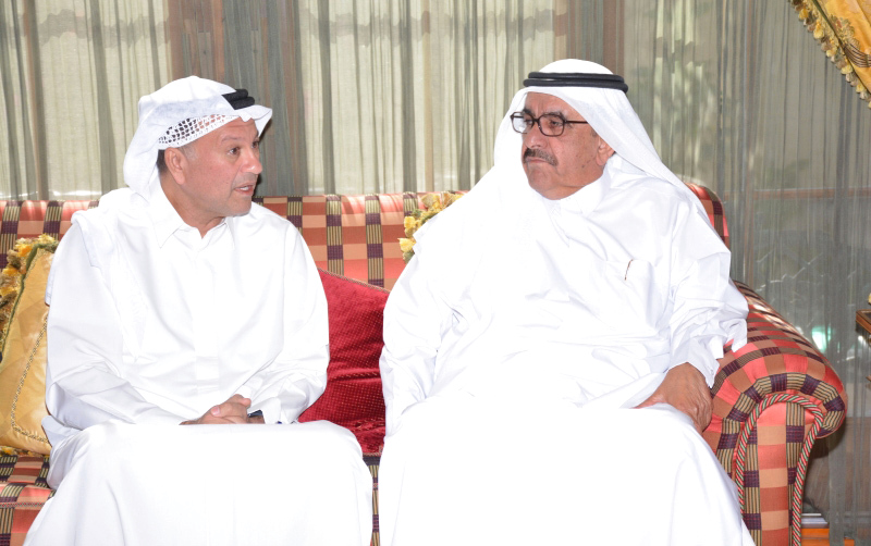 Hamdan bin Rashid offers condolences on death of Abdullah Mohammed Saleh