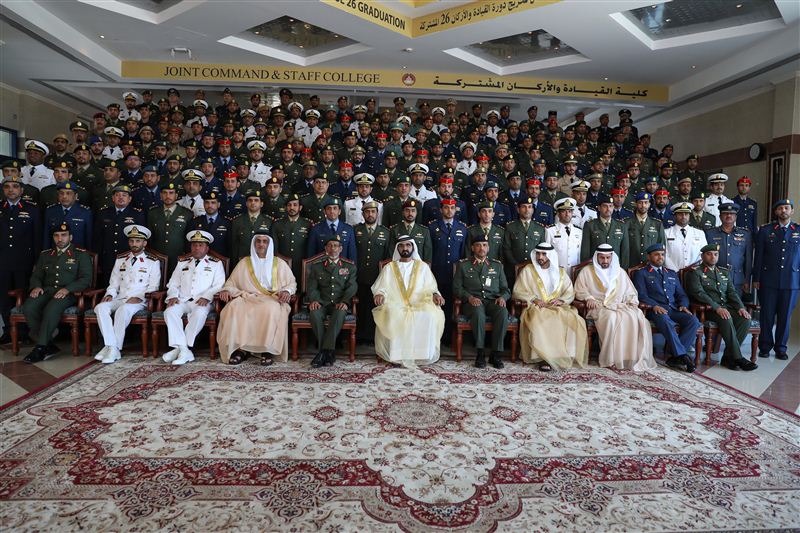 Mohammed bin Rashid attends graduation ceremony of 26th batch of the Joint Command and Staff College