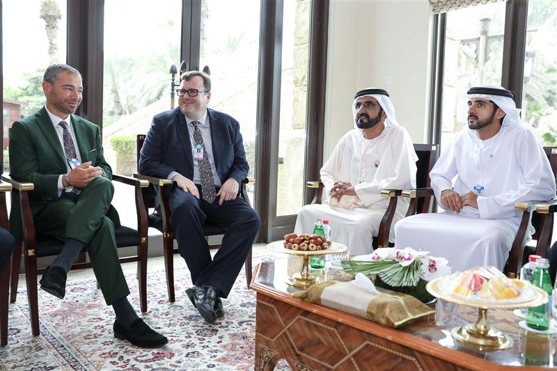 Mohammed bin Rashid receives LinkedIn CEO