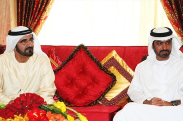 محمد بن راشد في مقدمة مودعي رئيس الدولة إلى سوريا 