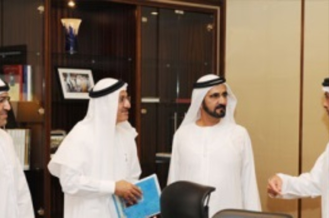 حمدان بن راشد يستقبل القنصلين السوداني والسويسري