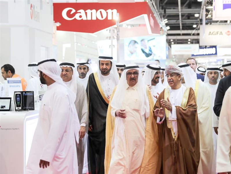 Hamdan bin Rashid opens Arab Health Exhibition and Congress 2018 in Dubai