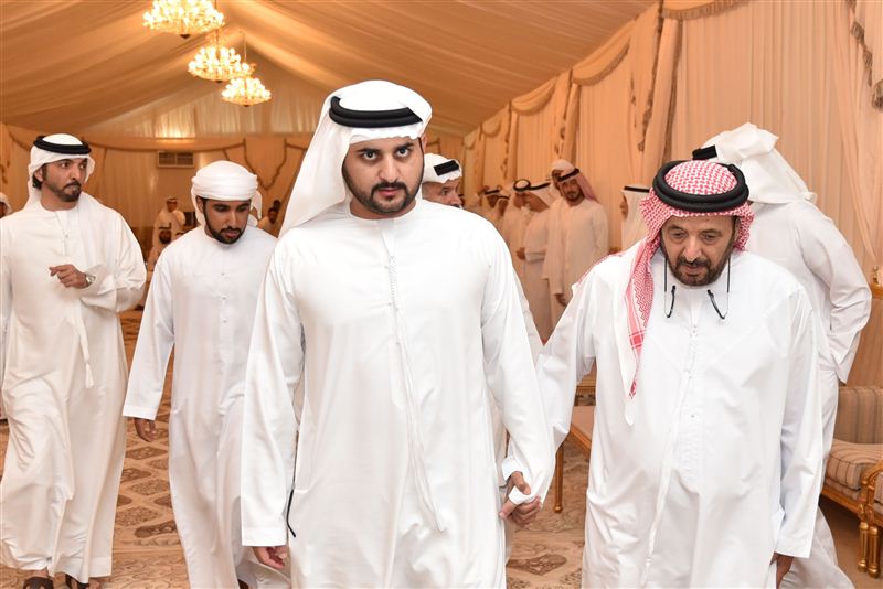 Maktoum bin Mohammed expresses his condolences on death of Khalifa Mohammed Hareb Al Falahy 