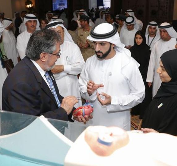 Hamdan bin Mohammed attends part of Dubai International Health Tourism Forum