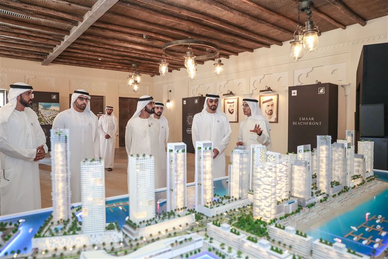 Mohammed bin Rashid and Mohamed bin Zayed attend announcement of strategic partnership between Aldar and Emaar