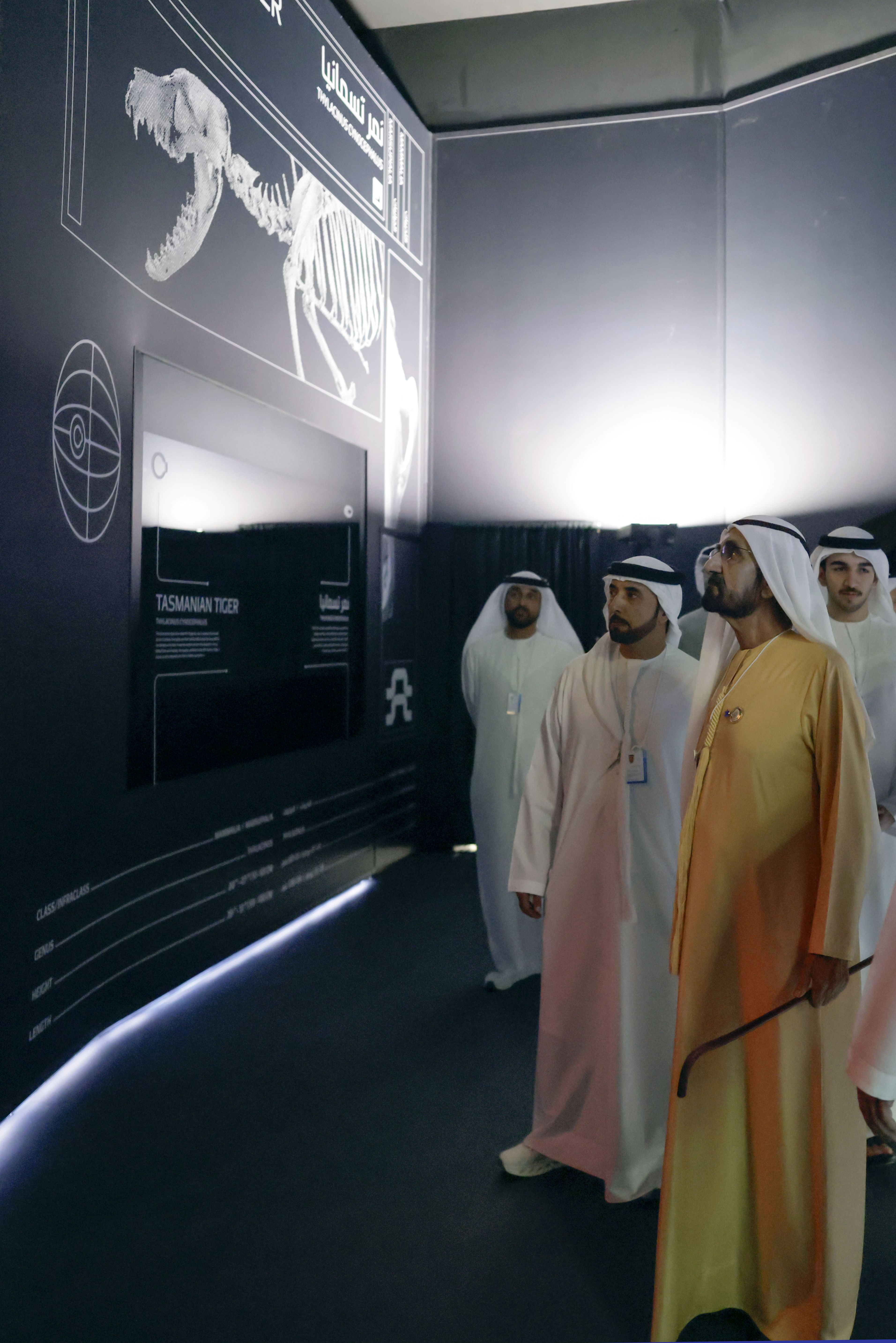 Mohammed bin Rashid tours World Preservation Lab & BioVault at World Governments Summit