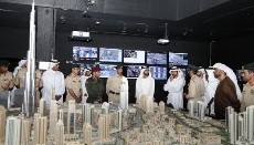 Mohammed bin Rashid inspects New Year’s Operations Room at the Burj Khalifa area
